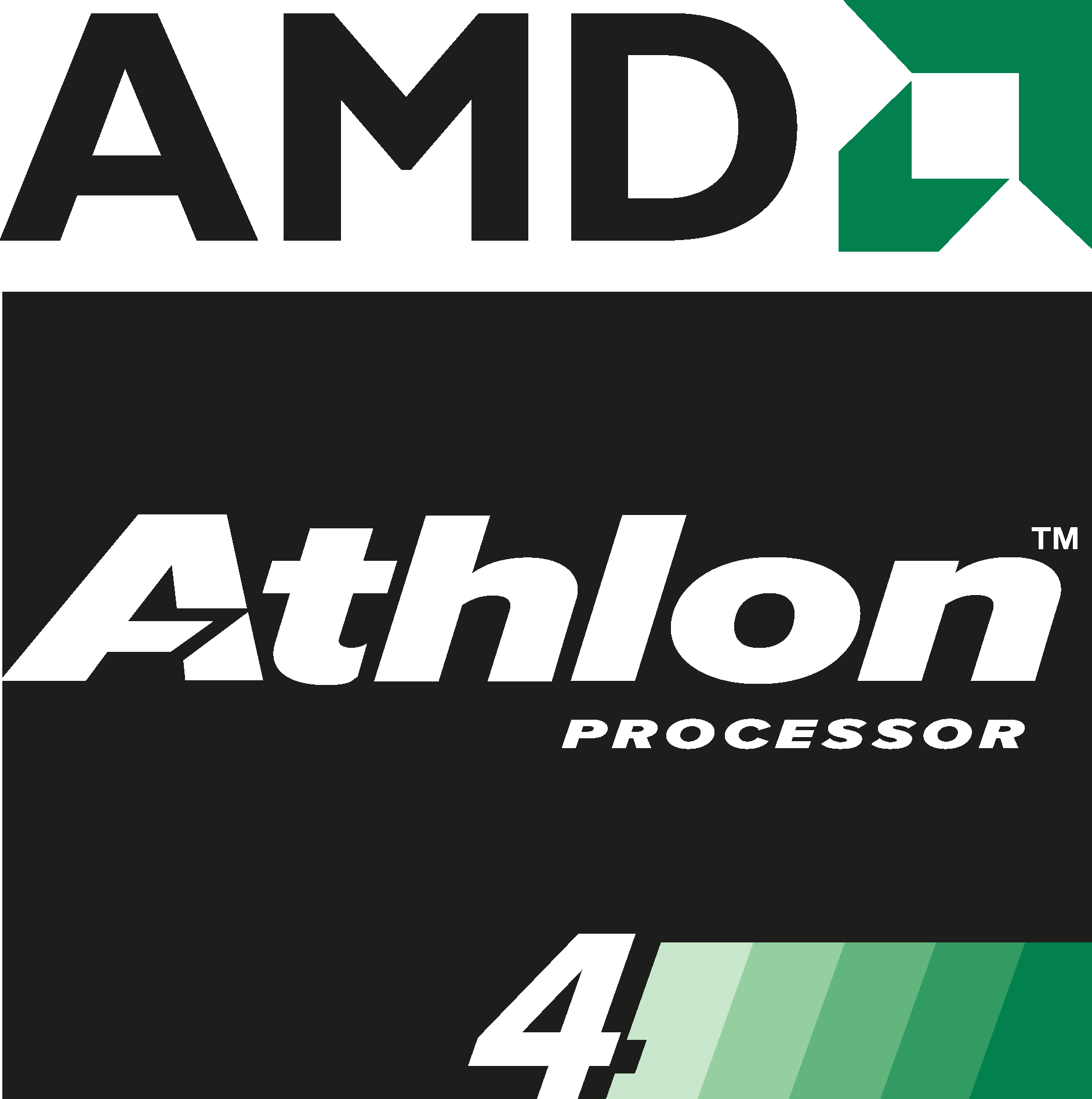 AMD Athlon Processor Logo Vector Logo